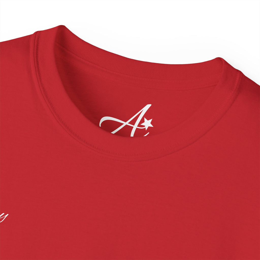 I'M EITHER THINKING ABOUT YOU OR MONEY | Minimal Text Back Print t-shirt