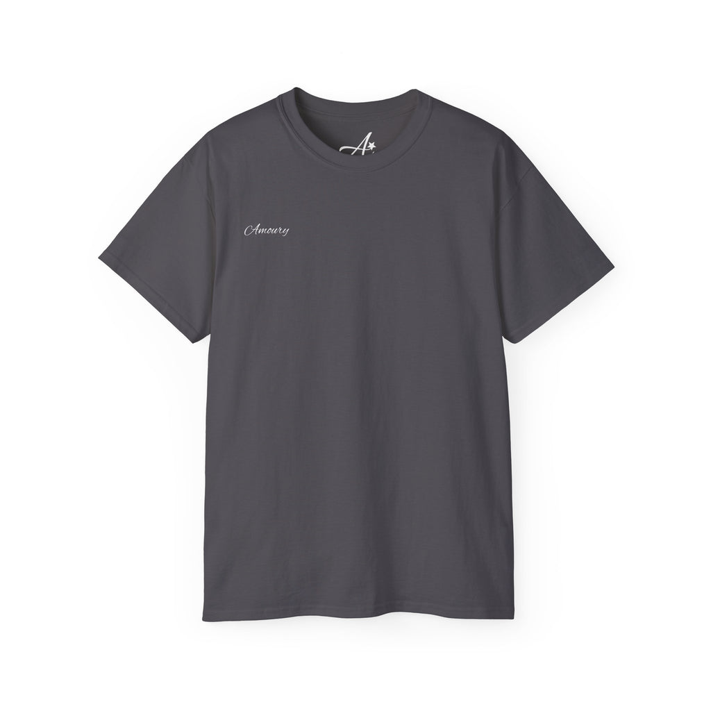 I'M EITHER THINKING ABOUT YOU OR MONEY | Minimal Text Back Print t-shirt