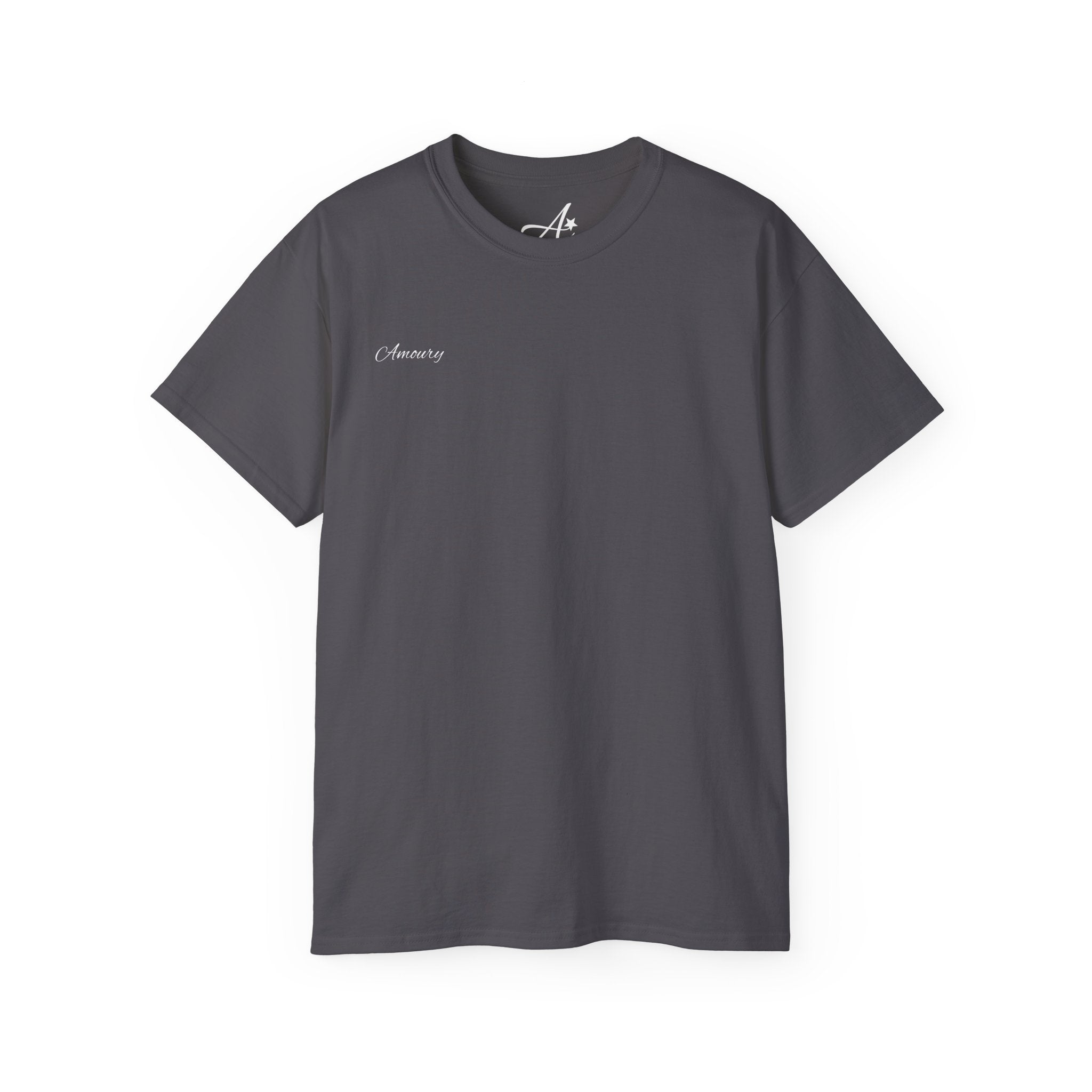 I'M EITHER THINKING ABOUT YOU OR MONEY | Minimal Text Back Print t-shirt