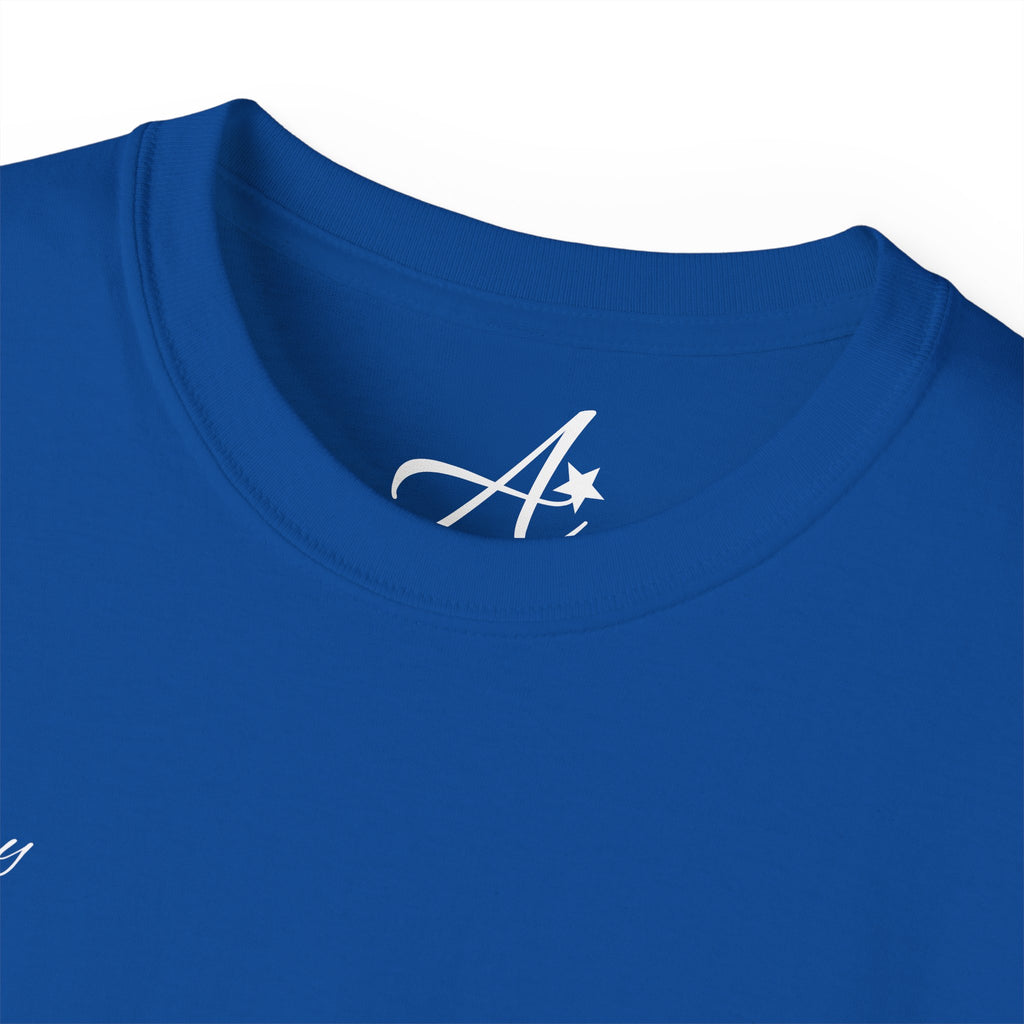 I'M EITHER THINKING ABOUT YOU OR MONEY | Minimal Text Back Print t-shirt