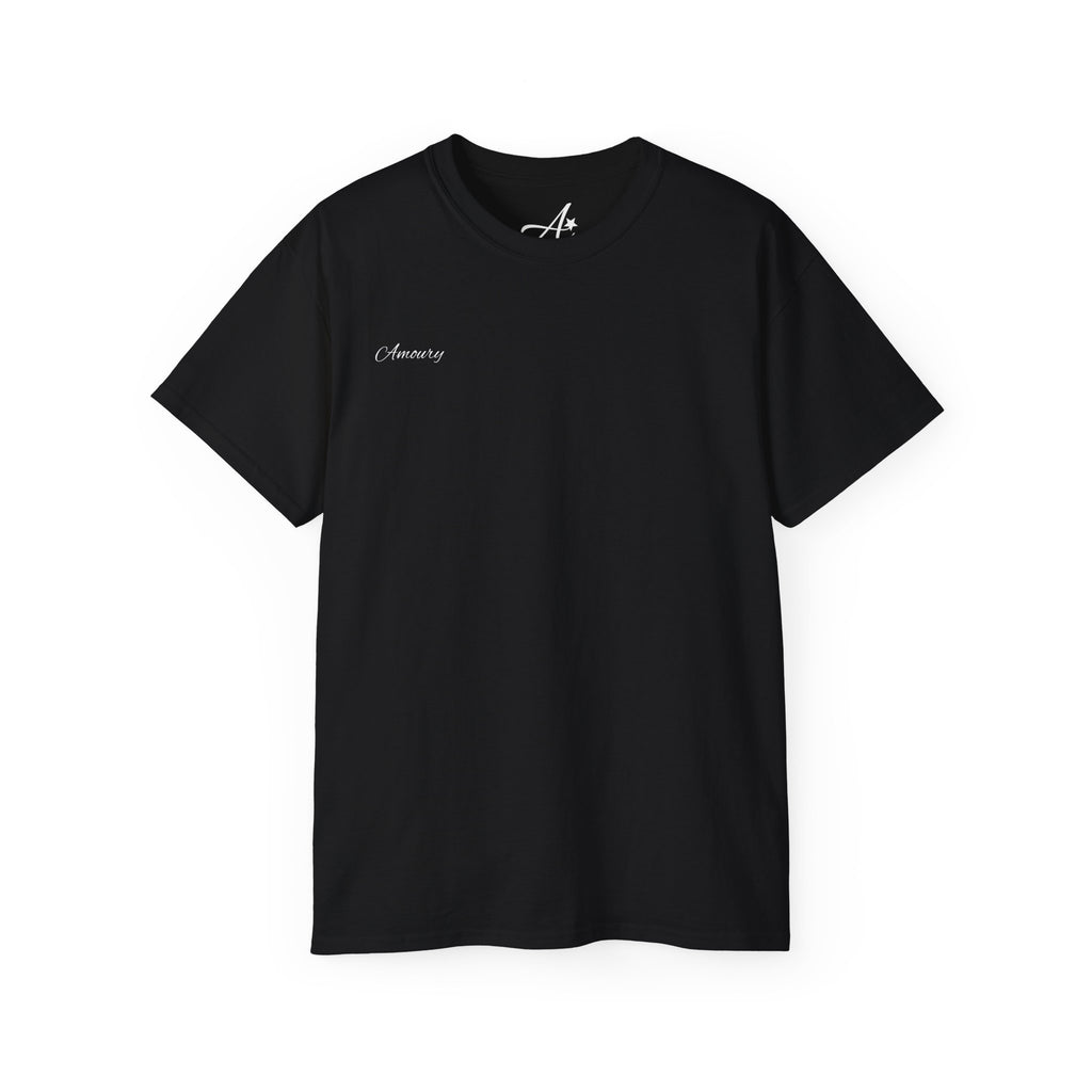I'M EITHER THINKING ABOUT YOU OR MONEY | Minimal Text Back Print t-shirt