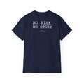 No Risk tee | Minimal Text Back Print t-shirt